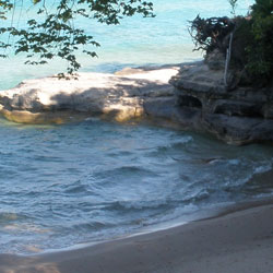 a cove near chapel falls